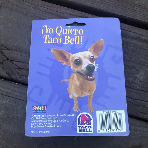 NWT Taco Bell dog keychain - Picture 2 of 3